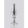 Korek analny szklany Star Sparkler ToyJoy przezroczysty 12 cm