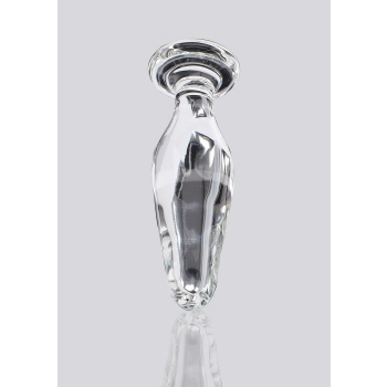 Korek analny szklany Star Sparkler ToyJoy przezroczysty 12 cm