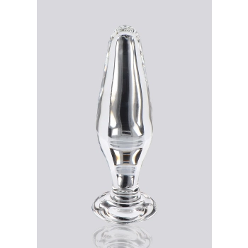 Korek analny szklany Star Sparkler ToyJoy przezroczysty 12 cm