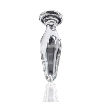Korek analny szklany Star Sparkler ToyJoy przezroczysty 12 cm