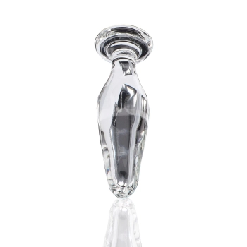 Korek analny szklany Star Sparkler ToyJoy przezroczysty 12 cm