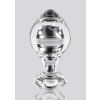 Szklany korek analny Brilliant Star ToyJoy przezroczysty 9 cm