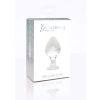 Szklany korek analny Brilliant Star ToyJoy przezroczysty 9 cm