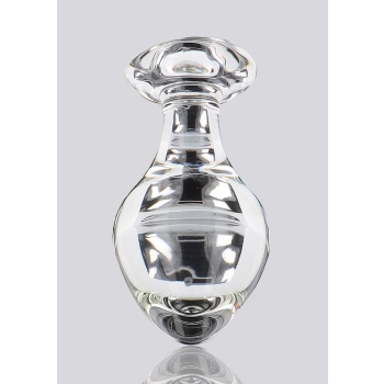 Szklany korek analny Brilliant Star ToyJoy przezroczysty 9 cm