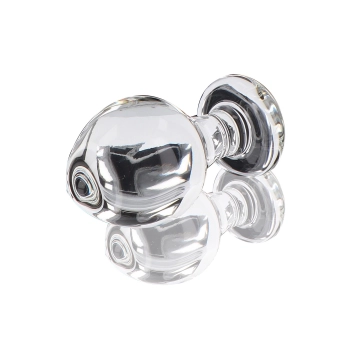 Szklany korek analny Brilliant Star ToyJoy przezroczysty 9 cm