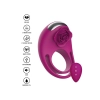 Pierścień wibrujący Put A Ring On It ToyJoy fuksja pilot USB
