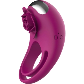 Pierścień wibrujący Put A Ring On It ToyJoy fuksja pilot USB