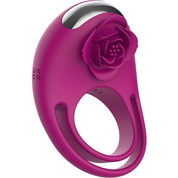 Pierścień wibrujący Put A Ring On It ToyJoy fuksja pilot USB