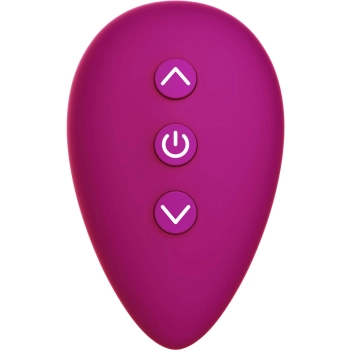 Pierścień wibrujący Put A Ring On It ToyJoy fuksja pilot USB