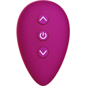 Pierścień wibrujący Put A Ring On It ToyJoy fuksja pilot USB