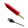 Wibrator ROMP Pop czerwony z wymiennymi końcówkami USB