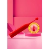 Wibrator ROMP Pop czerwony z wymiennymi końcówkami USB