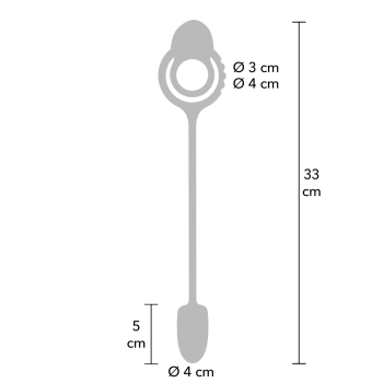 Pierścień wibrujący Thria Ultimate Couple Climaxer ToyJoy 33 cm