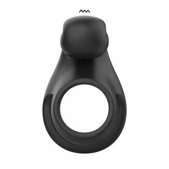 Pierścień wibrujący silikonowy Aladin Ultimate ToyJoy czarny USB