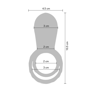 Couples Stimulator Ring Fuchsia