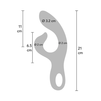 Wibrator XOCOON Endless Orgasm fuksja USB 21 cm