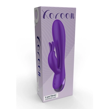Wibrator króliczek Xocoon Unlimited Love fioletowy 19 cm