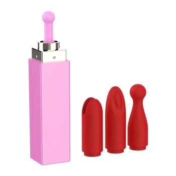 Wibrator szminka Xocoon Sealed With A Kiss różowy 11 cm USB