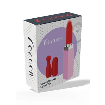 Wibrator szminka Xocoon Sealed With A Kiss różowy 11 cm USB