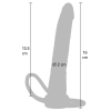 Podwójne dildo silikonowe Double Trouble ToyJoy 16 cm