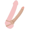 Podwójne dildo silikonowe Double Trouble ToyJoy 16 cm