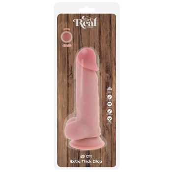 Dildo dual density ToyJoy TPE 28 cm