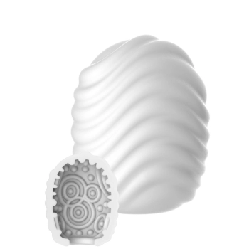 Masturbator mini ToyJoy HERO Wave biały TPE