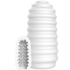 Masturbator TPE żeberkowy ToyJoy HERO Medium biały