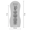 Masturbator próżniowy ToyJoy Hero przezroczysty 18 cm