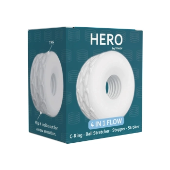 Pierścień 4 w 1 ToyJoy Hero elastyczny