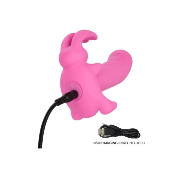 Wibrator króliczek Calexotics Bunny Dreams różowy USB 11,5 cm