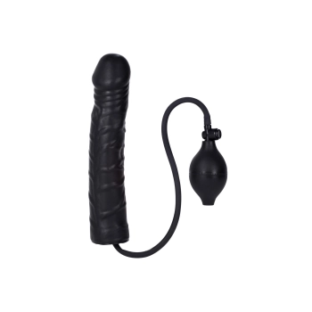 Plug analny pompowany lateksowy Calexotics czarny 24 cm