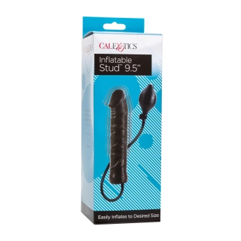 Plug analny pompowany lateksowy Calexotics czarny 24 cm