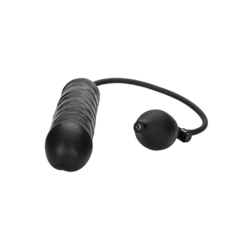 Plug analny pompowany lateksowy Calexotics czarny 24 cm