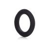 Caesar Silicone Ring Black