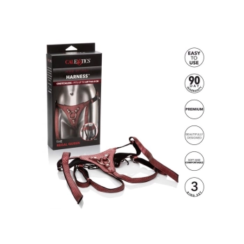 Uprząż do strap on The Regal Queen Calexotics czerwona 162 cm