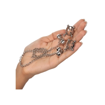 Klipsy na sutki z dzwonkami Calexotics metal 49.5 cm