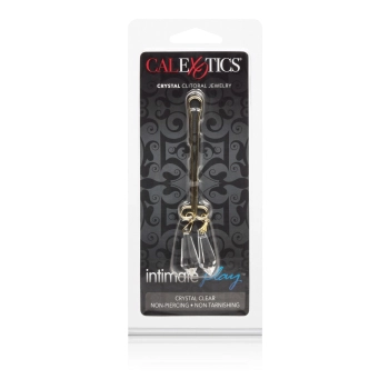 Biżuteria na łechtaczkę Calexotics przezroczysta 11 cm