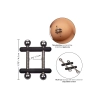 Crossbar Nipple Vices Metal