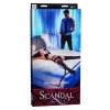 Wiązanie do łóżka Scandal Over the Bed Cross Calexotics czarny 183 cm