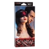 Maska na oczy Scandal Blackout Calexotics bordowa