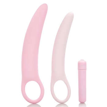 Vibrating Dilator 3pcs Set Pink