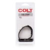 Pierścień erekcyjny skórzany COLT 5 snap czarny 29 cm