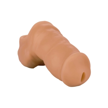 Soft Silicone Stand-To-Pee Caramel skin tone