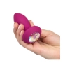 Silikonowy plug wibrujący Power Gem fioletowy 95 cm