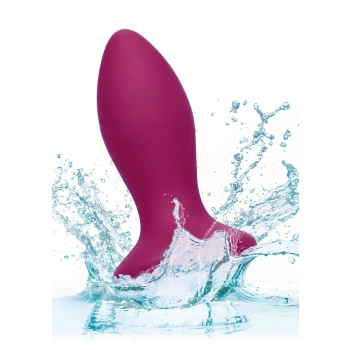 Silikonowy plug wibrujący Power Gem fioletowy 95 cm