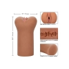 Masturbator Boundless Vulva TPE karmelowy 14 cm wodoodporny