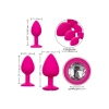 Cheeky Gems 3 Pcs Pink