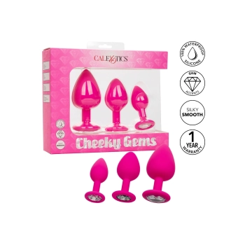 Cheeky Gems 3 Pcs Pink