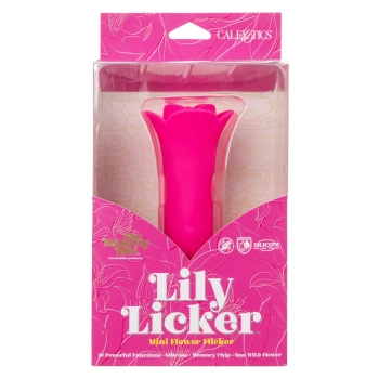 Stymulator łechtaczki Calexotics Lily Licker Mini różowy USB 9,5 cm